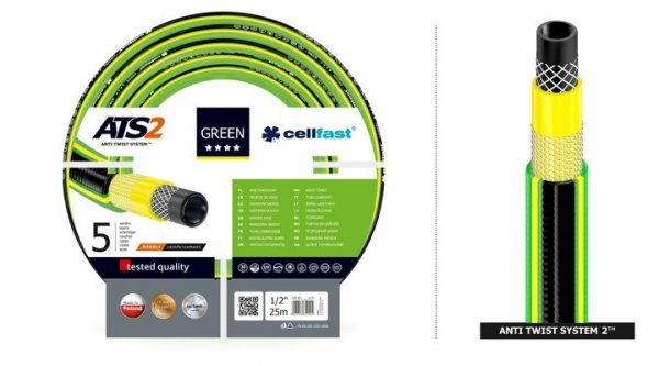 Wąż ogrodowy Cellfast Green ATS2 1/2" 25m