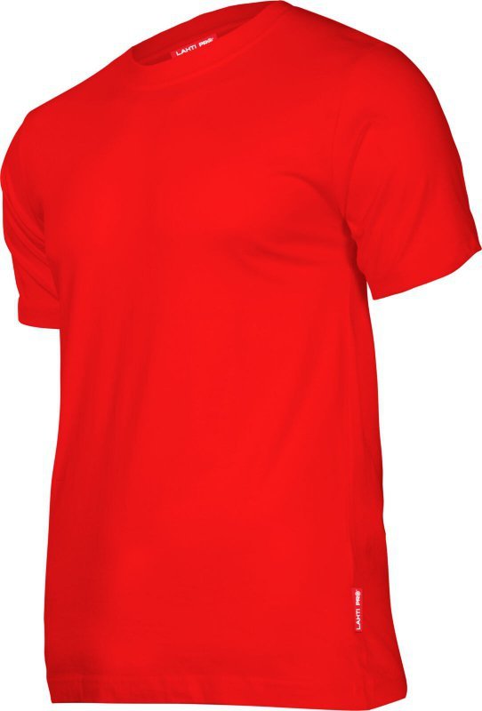 Koszulka t-shirt 190g/m2, czerwona, "3xl", ce, lahti