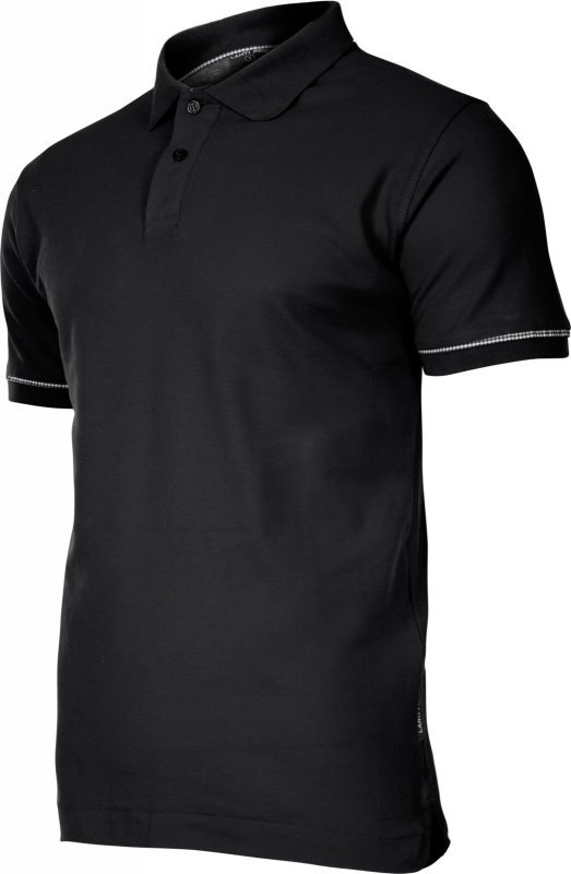 Koszulka polo, 220g/m2, czarna,  "m", ce, lahti