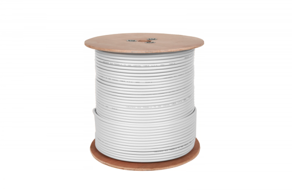 Kabel koncentryczny F690BV A biały szpula 305m