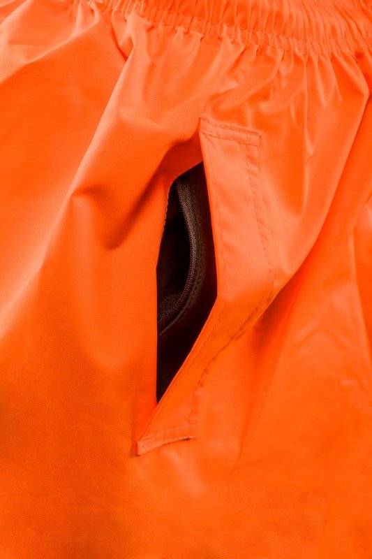 Spodnie robocze ostrzegawcze wodoodporne, pomarańczowe, rozmiar XXXL