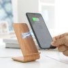 Bezprzewodowa Ładowarka w Imitacji Drewna z Podstawką Qistan InnovaGoods
