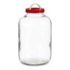 Szklana Butelka Czerwony Przezroczysty Plastikowy polipropylen (8 L)