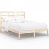 Rama łóżka z litego drewna, 120x190 cm, podwójna