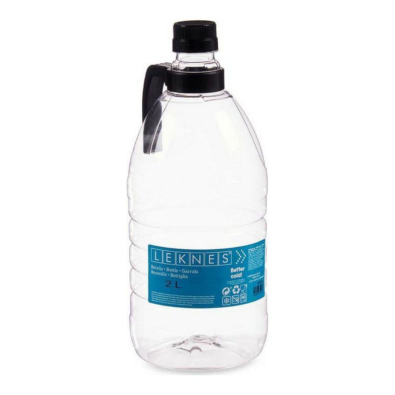 Butelka Okrągła Przezroczysty Plastikowy PET (2000 ml)