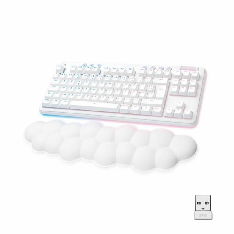 Klawiatura do Gier/ OR: Klawiatura Gamingowa Logitech G715 Francuski AZERTY Biały