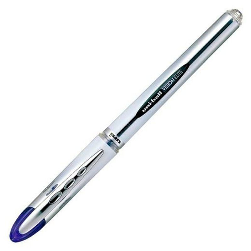 Liquid ink ballpoint pen Uni-Ball Vision Elite UB-205 Niebieski 12 Sztuk