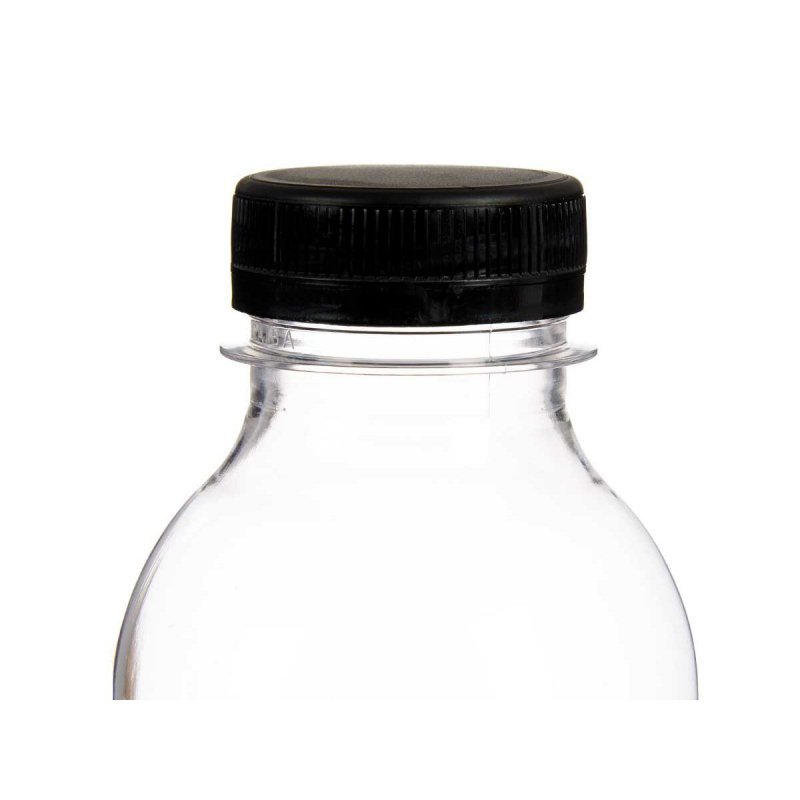 Butelka Przezroczysty Czarny Plastikowy (500 ml) (6,5 x 19 x 6,5 cm) (20 Sztuk)