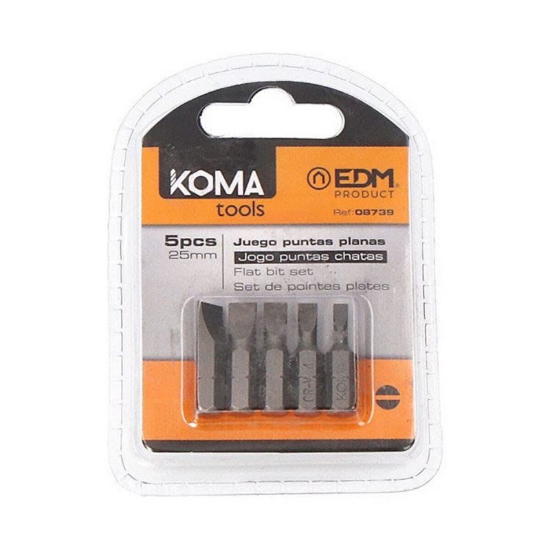 Zestaw końcówek Koma Tools 25 mm Mieszkanie