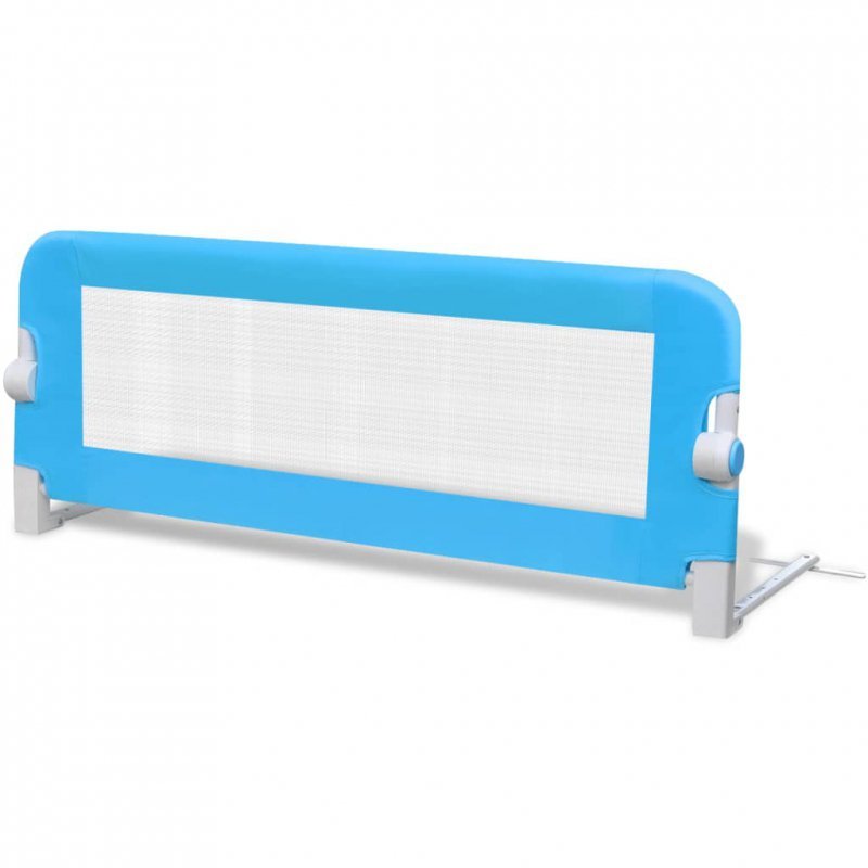 Barierka ochronna do łóżka, 102 x 42 cm, niebieska