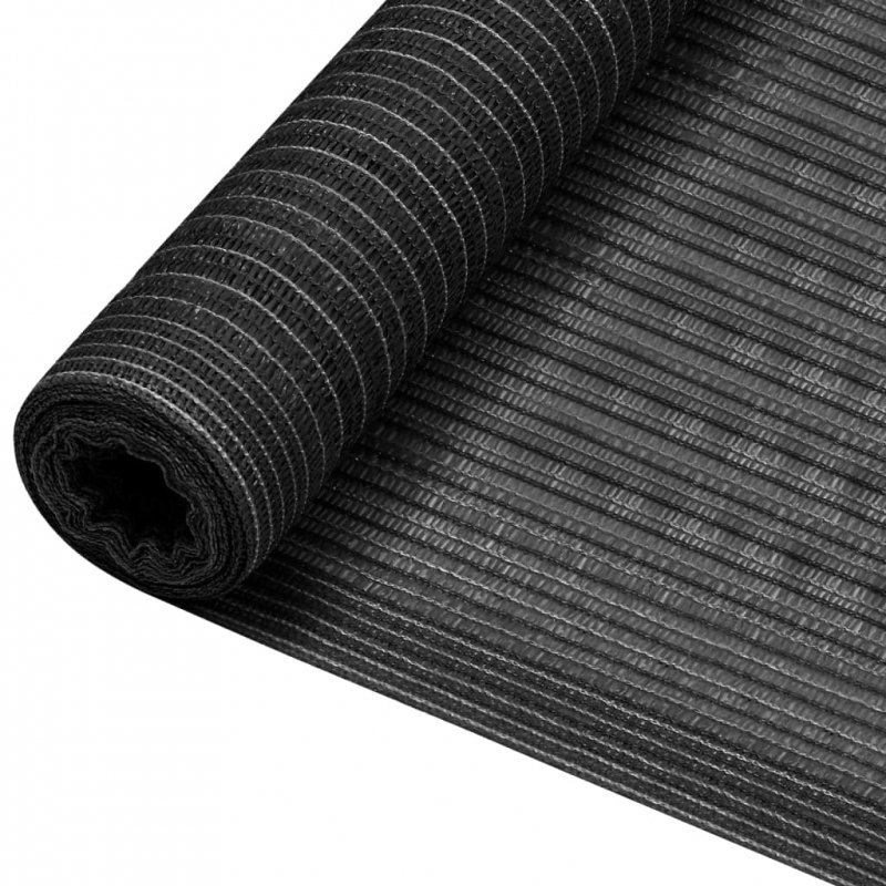 Siatka cieniująca, antracytowa, 1,8 x 25 m, HDPE, 175 g/m²