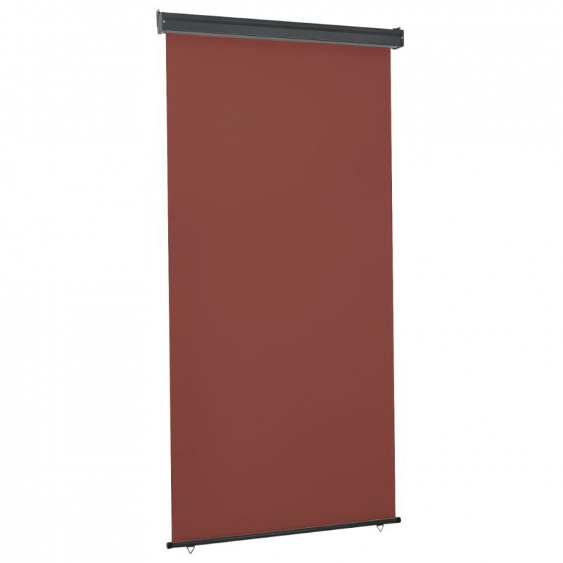 Markiza boczna na balkon, 117 x 250 cm, brązowa