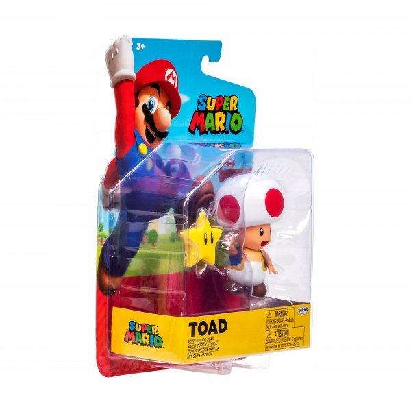 SUPER MARIO figurka Kolekcjonerska Muchomor Toad