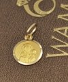  Medalik Częstochowska koło  Złoto 585 