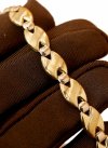Bransoletka retro 20,5cm  8MM złoto 585