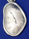 Wisior duży lejący zegar art srebro 925 rod