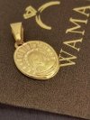 Medalik owal grawer złoto 585 