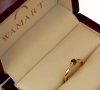  Pierścionek R.13 diamenty 1/0.32ct złoto 585 