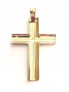 KRZYŻ przestrzenny 41mm złoto 585 14cT