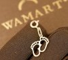 Charms  przywieszka stopy złoto 585 