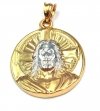 Medalik 3D Jezus złoto 585 
