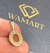 Wisior koral naturalny 2cm złoto 585 