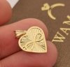 Wisior serce diamentowane z Infinity złoto 585