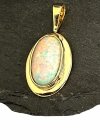 Wisior owal OPAL złoto 585 
