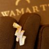 Wisior pełny sztaby trzy kolory  złoto 585 