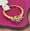 Pierścionek II R.12 diament 0.10ct złoto 585 