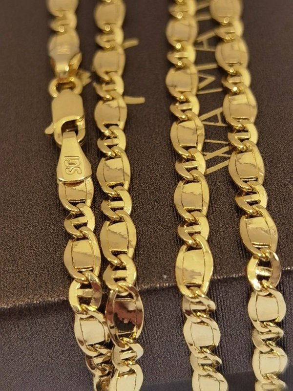 Łańcuch okazały finezja 55cm złoto 585