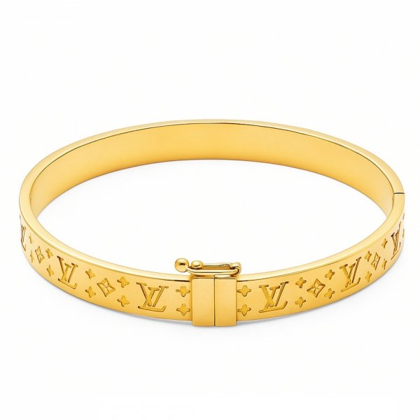 Bransoletka 6mm sztywna etniczna złoto 585 