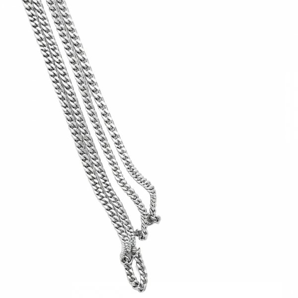 Łańcuch pancer 55cm srebro 925 ROD