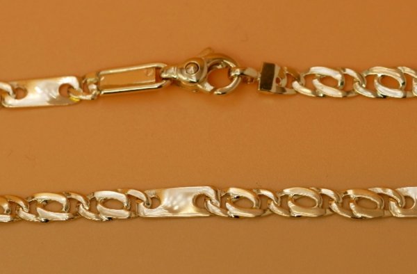 Bransoletka 20cm bawole oko finezja kuta złoto 585 