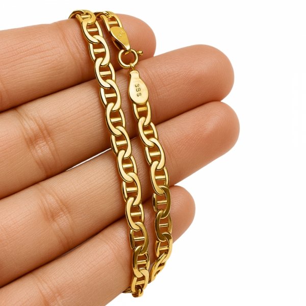 Bransoletka 20,5cm gucci złoto 585