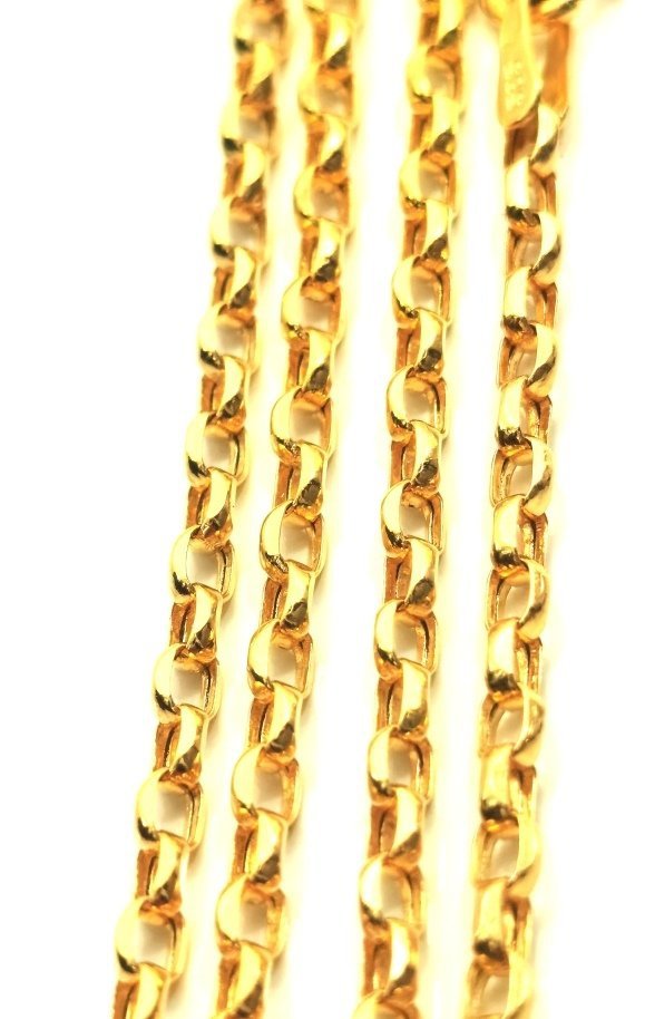 Łańcuch ankier 55cm złoto 585