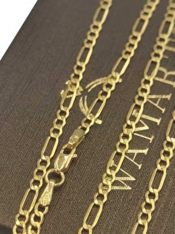 Łańcuch figaro klasyk złoto 585