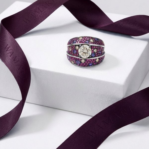 Pierścionek  kolorowe kamienie R.15 srebro 925