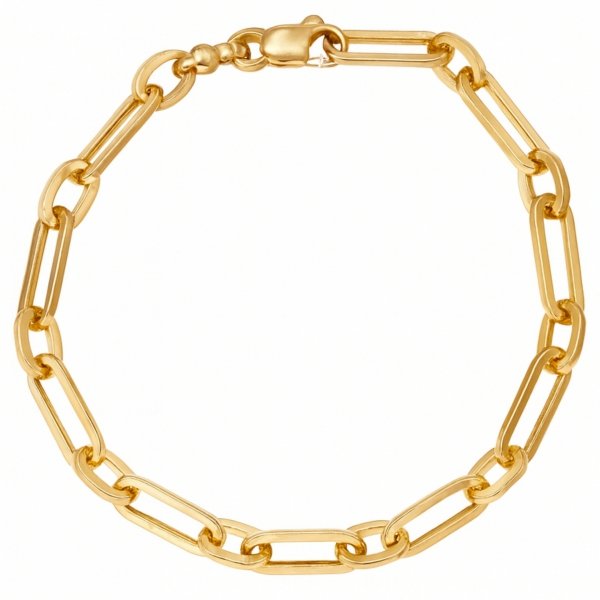 Bransoletka ankier-rolo 21cm  złoto 585