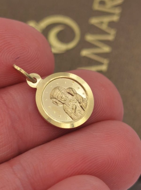 Medalik Częstochowska Złoto 585
