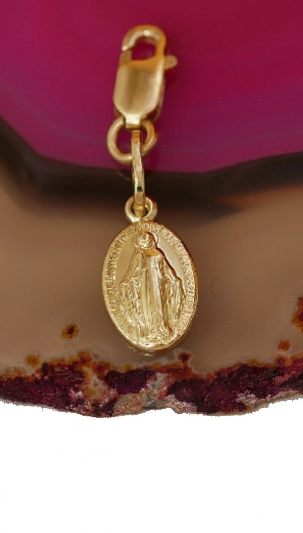 Charms  przywieszka medalik cudowny  złoto 585 