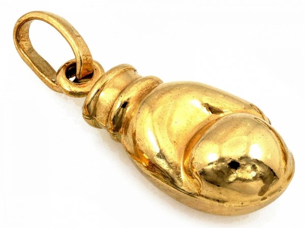 Wisior rękawica MMA BOKS złoto 585