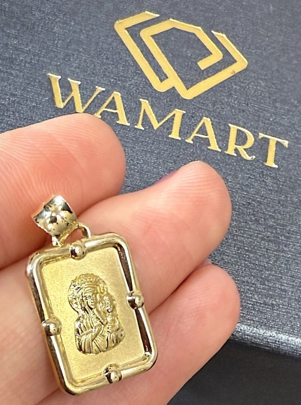 Medalik portret wizerunek Częstochowska złoto 585 