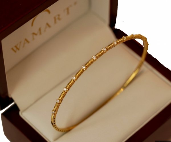 Bransoletka flexi diamenty 13/0,2cT złoto 585