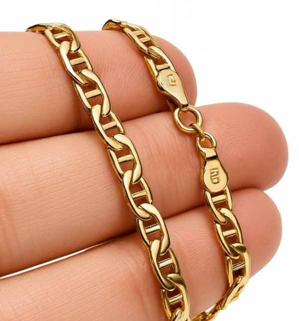 Bransoletka 19cm gucci okazała złoto 585