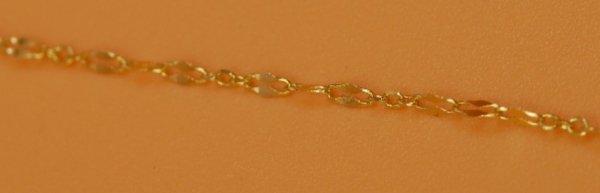 Łańcuch pełny fasolki finezja 45cm złoto 585 dla niej 