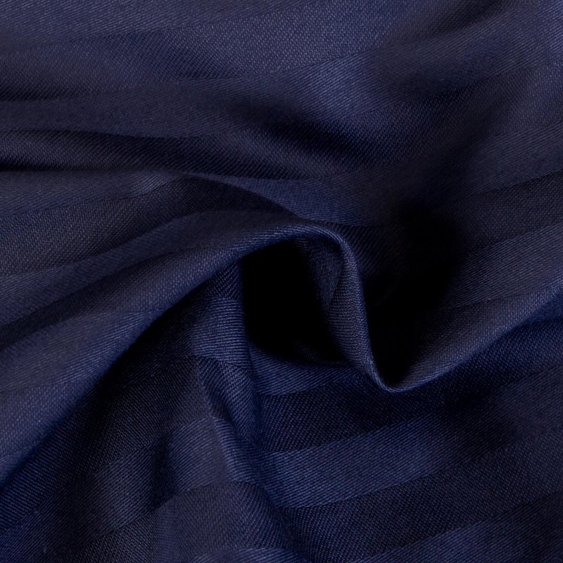 Pościel satyna bawełniana CIZGILI NAVY BLUE/180x200 EXCLUSIVE