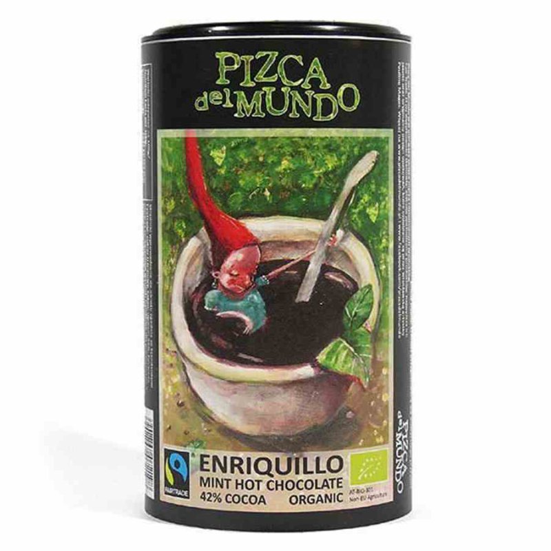 Enriquillo - czekolada do picia o smaku miętowym Pizca del Mundo BIO, 250g