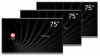 Zestaw 3x Monitor Interaktywny Avtek TS 8 Easy 75 cali