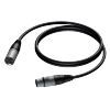 Procab CAB901/1 XLR male - XLR female 1 meter